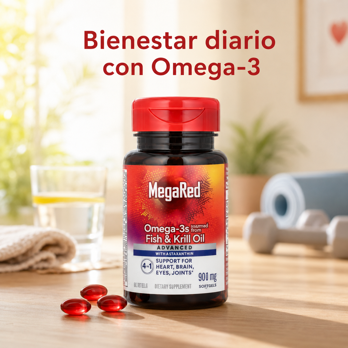 MegaRed™ | Omega-3 + Krill para tu Bienestar Diario – 2x1