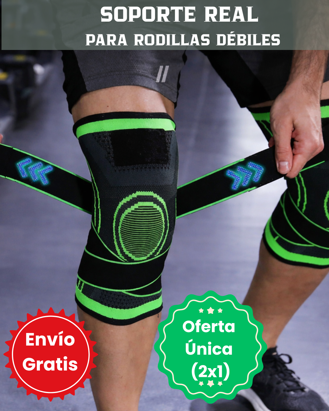 Rodillera Ortopédica de Compresión- ¡ALIVIO Y SOPORTE DIARIO!