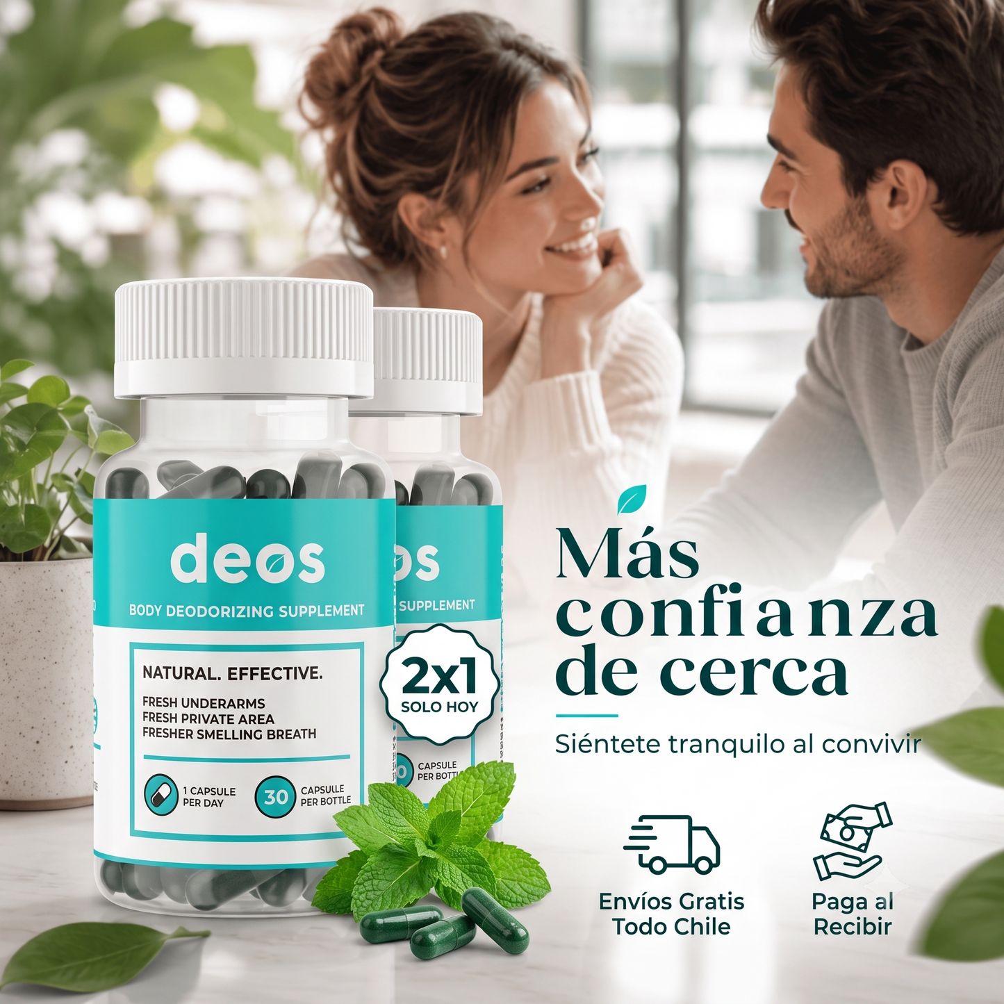 Deos™ - ¡Adiós al mal olor corporal todo el día!