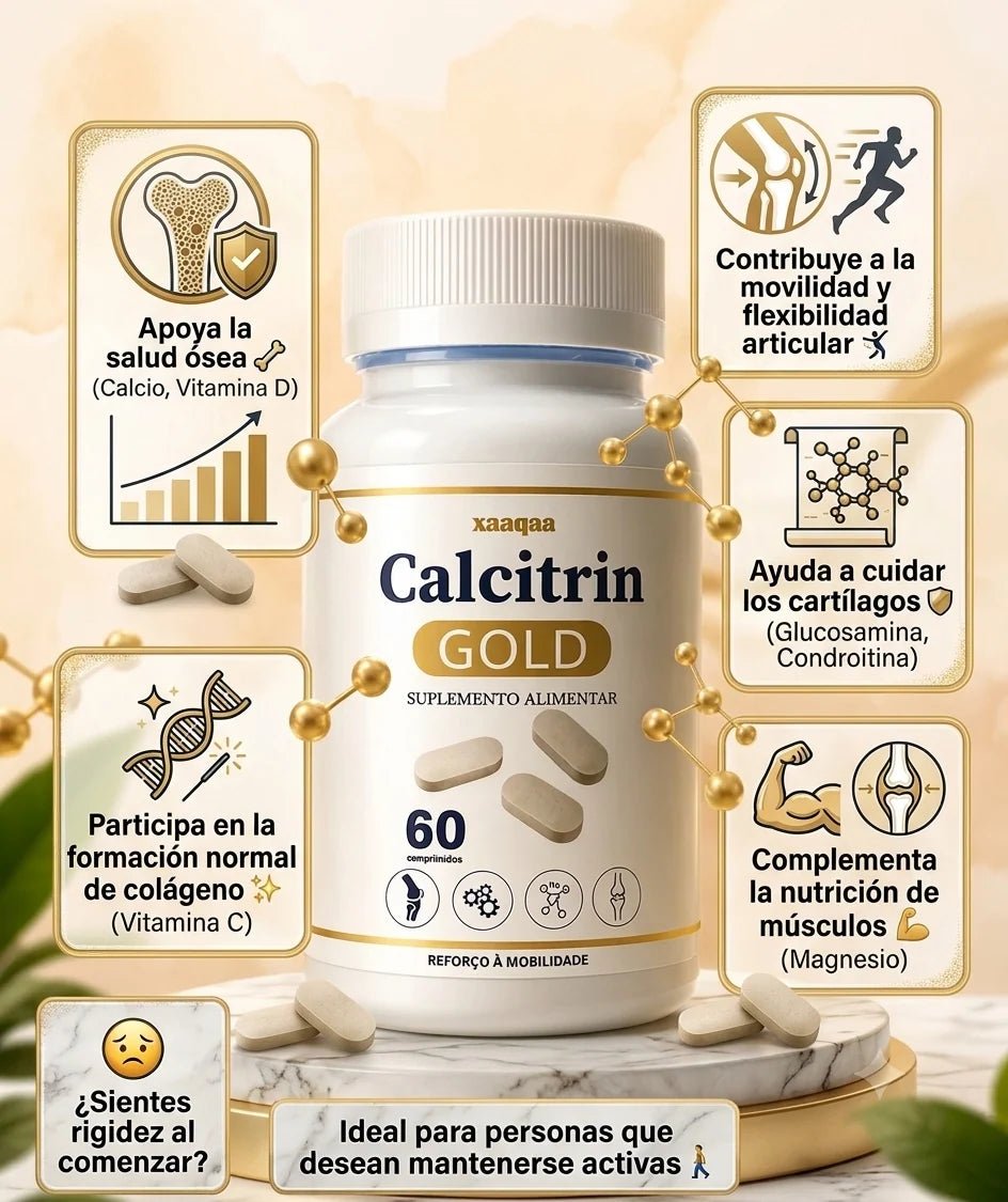 Calcitrin Gold para Huesos y Articulaciones – Oferta 2x1 Hoy