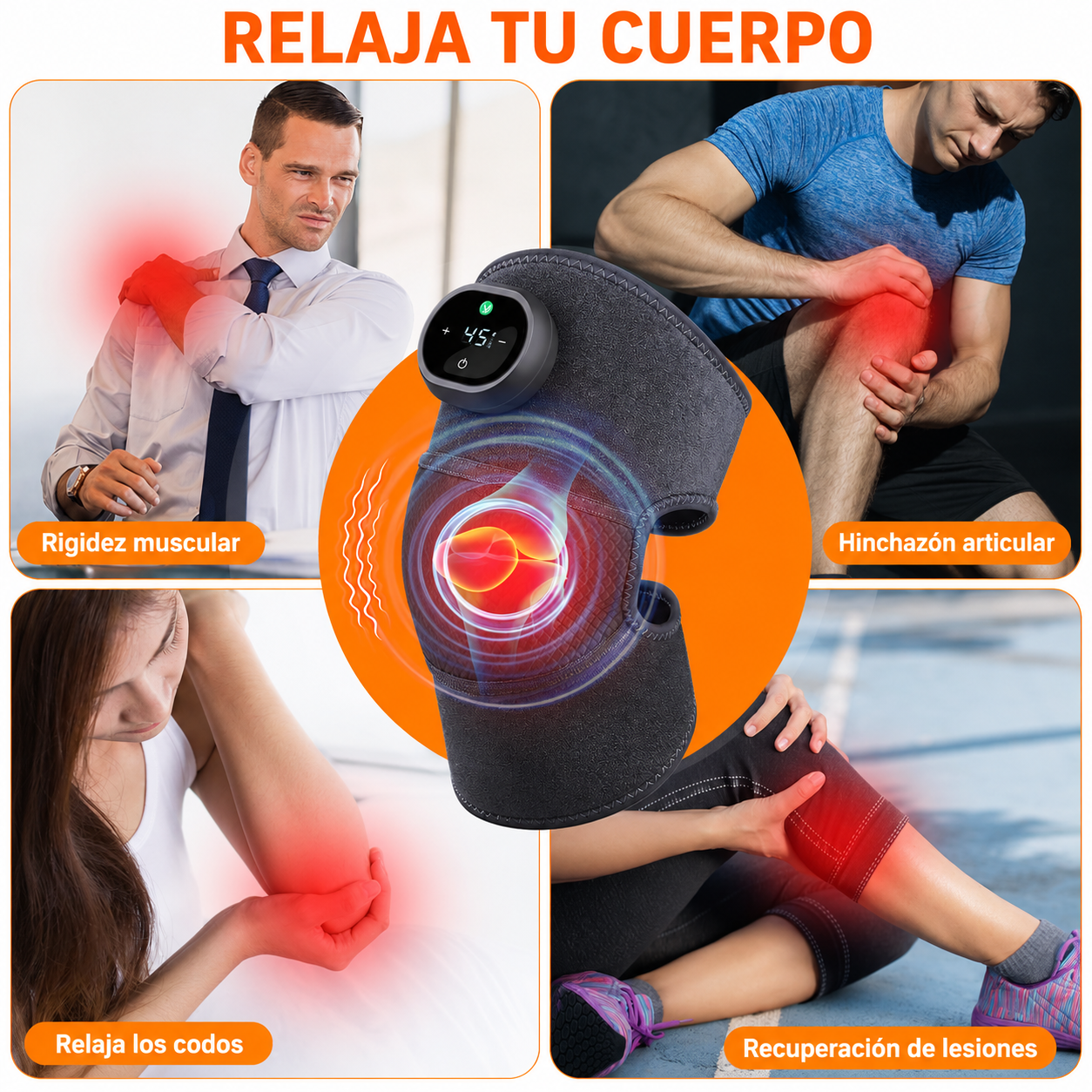 VibraHeat Pro - Alivio que se siente en minutos