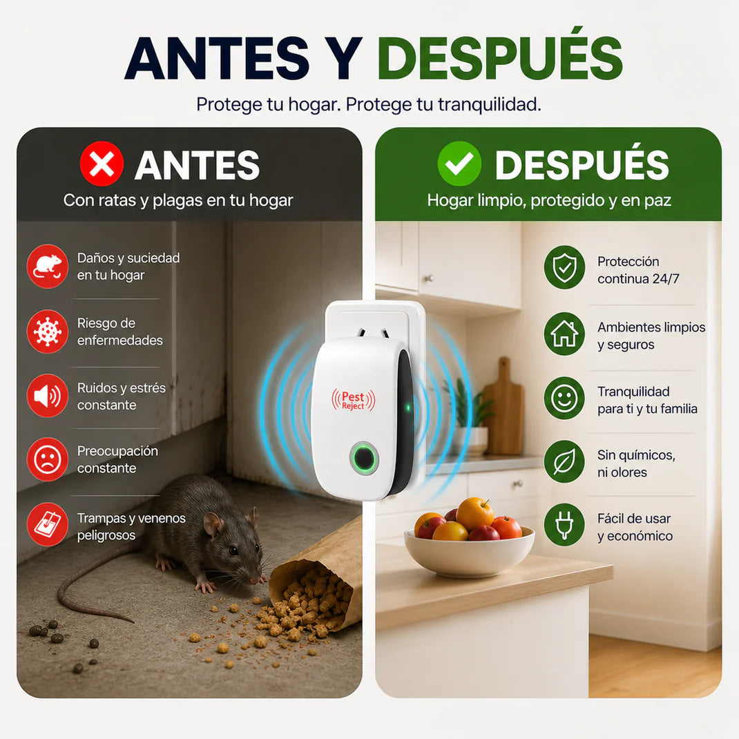 Pest Max Pro - Aleja Plagas Sin Químicos