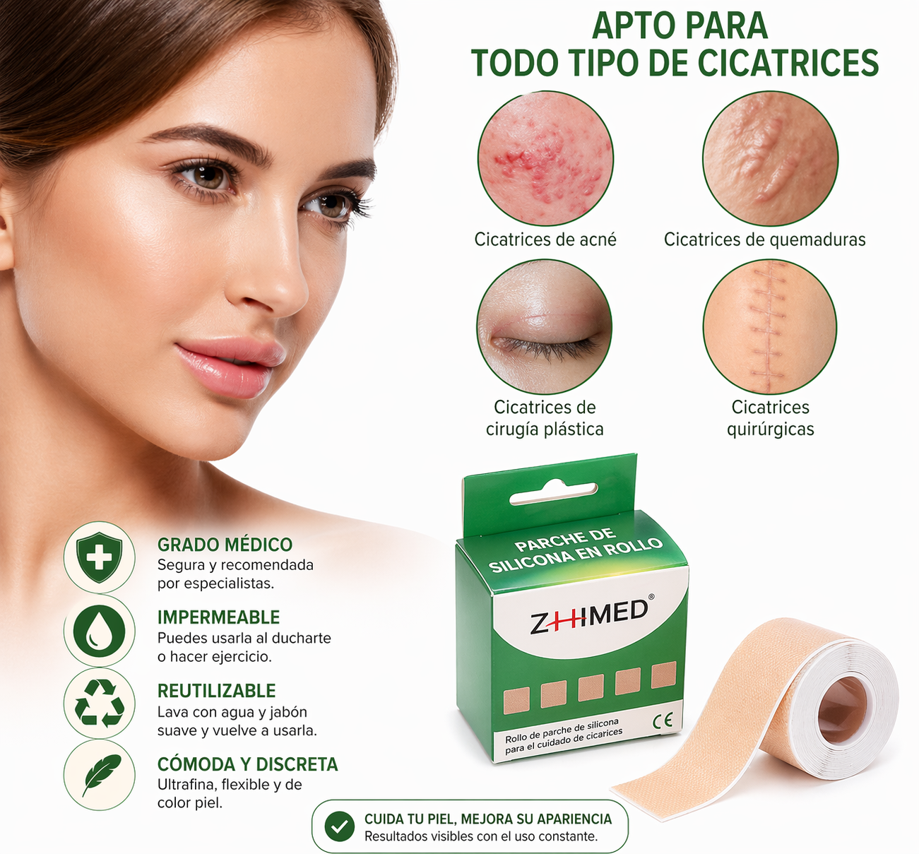 Cicatrix Pro - Suaviza cicatrices visibles
