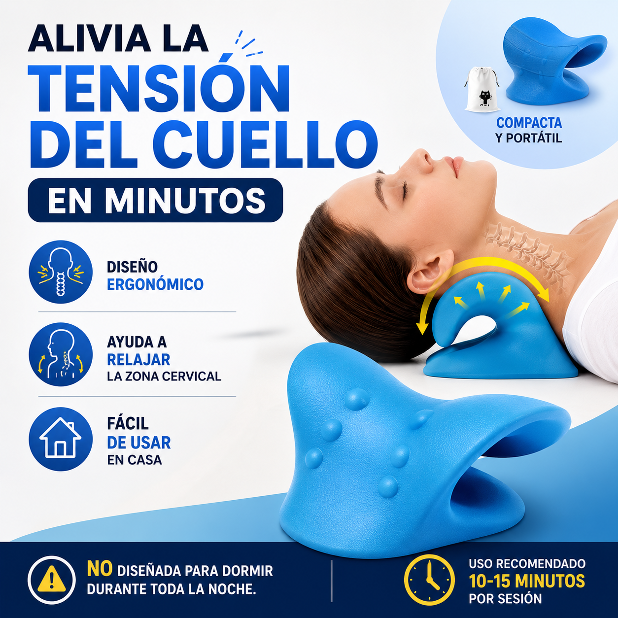 ALMOHADA CERVICAL MASAJEADOR