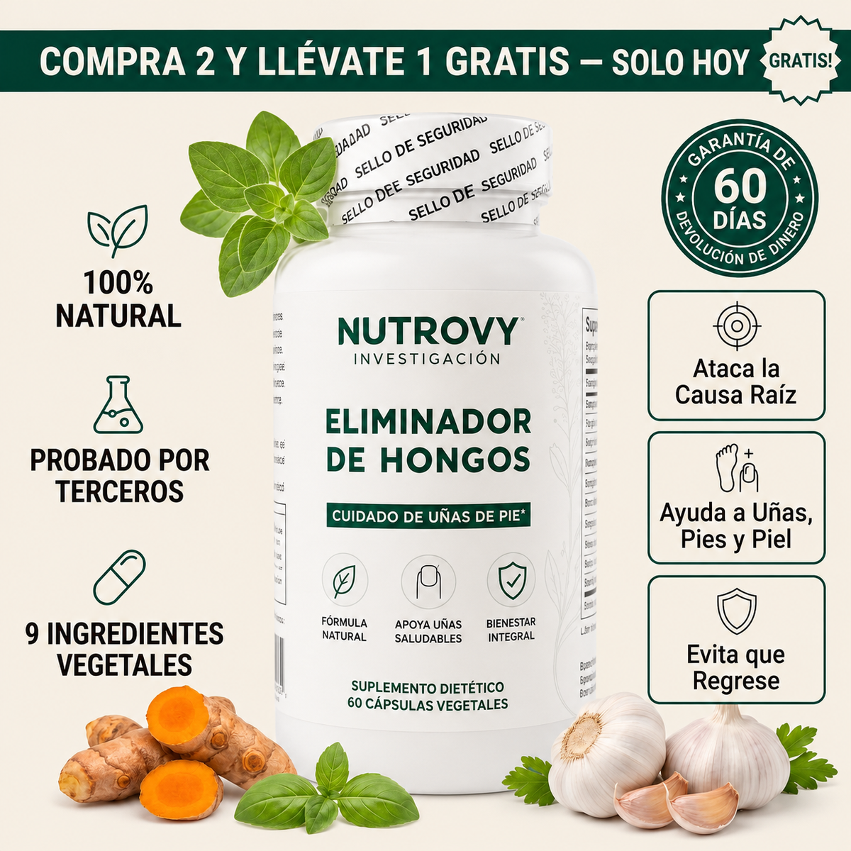Nutrovy Pro™ | Cuida tus Uñas Desde Adentro 🌿| 2x1