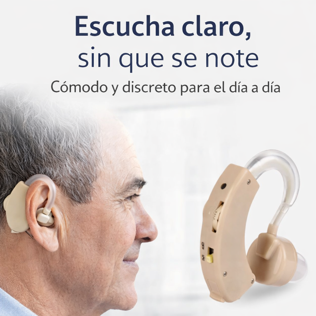 Audífono Amplificador de Sonido -Escucha más Claro Cada Día