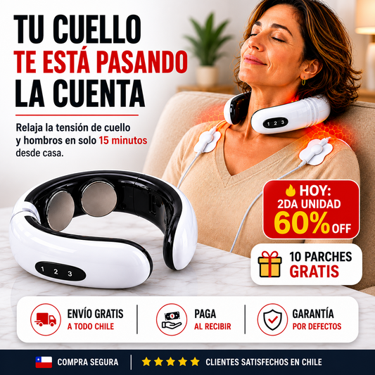 Cervizen Pro™ | Masaje cervical portátil para aliviar tensión diaria
