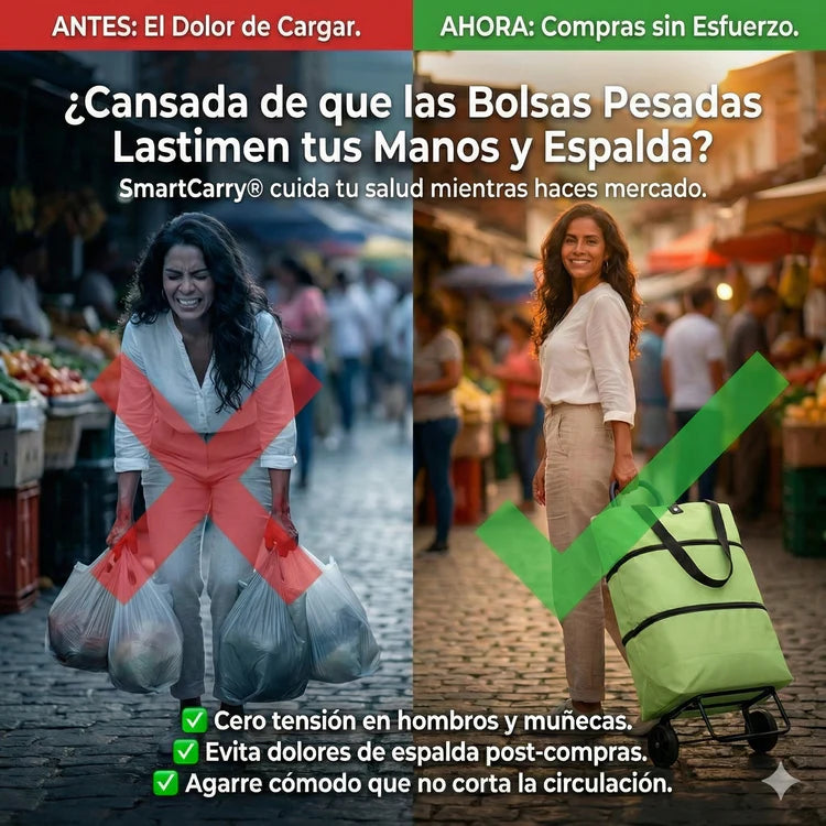 SmartCarry® - Olvídate de cargar bolsas pesadas