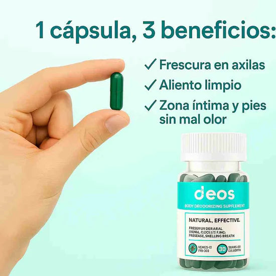 Deos™ - ¡Adiós al mal olor corporal todo el día!