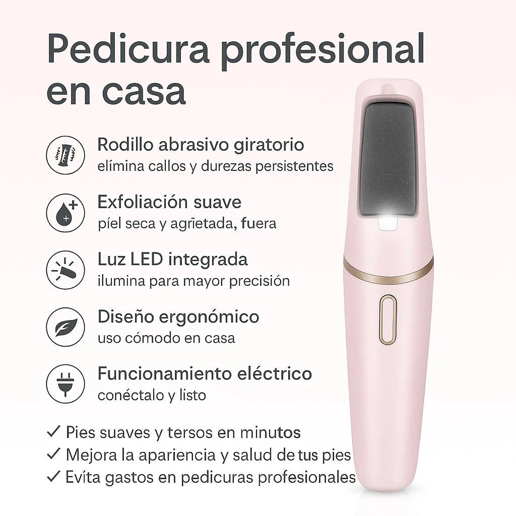 Removedor de Callos Recargable – Suaviza tus pies en minutos